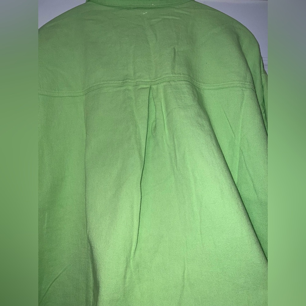 Easel Lime green large shacket - Picture 4 of 12